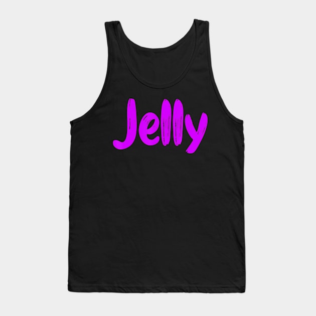 Fun Jelly Halloween Matching Costume Peanut Butter Tank Top by frostelsinger